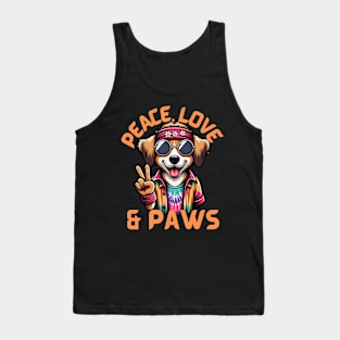 Hipster Dog Tank Top